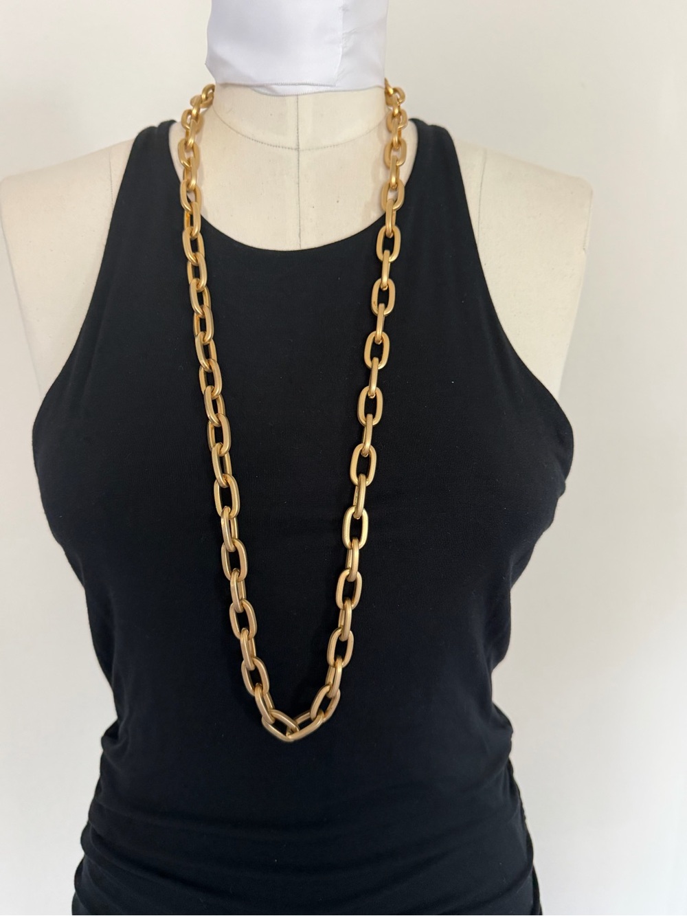 Heavy costume gold chain